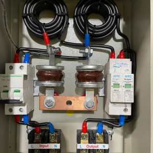 Tủ cắt lọc sét 1 pha cho nguồn điện AC 3 lớp