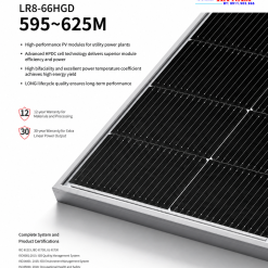 Tấm Pin  LONGi 620W Hi-MO 7| LR8-66HGD-620M