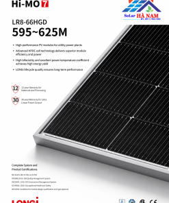 Tấm Pin  LONGi 620W Hi-MO 7| LR8-66HGD-620M