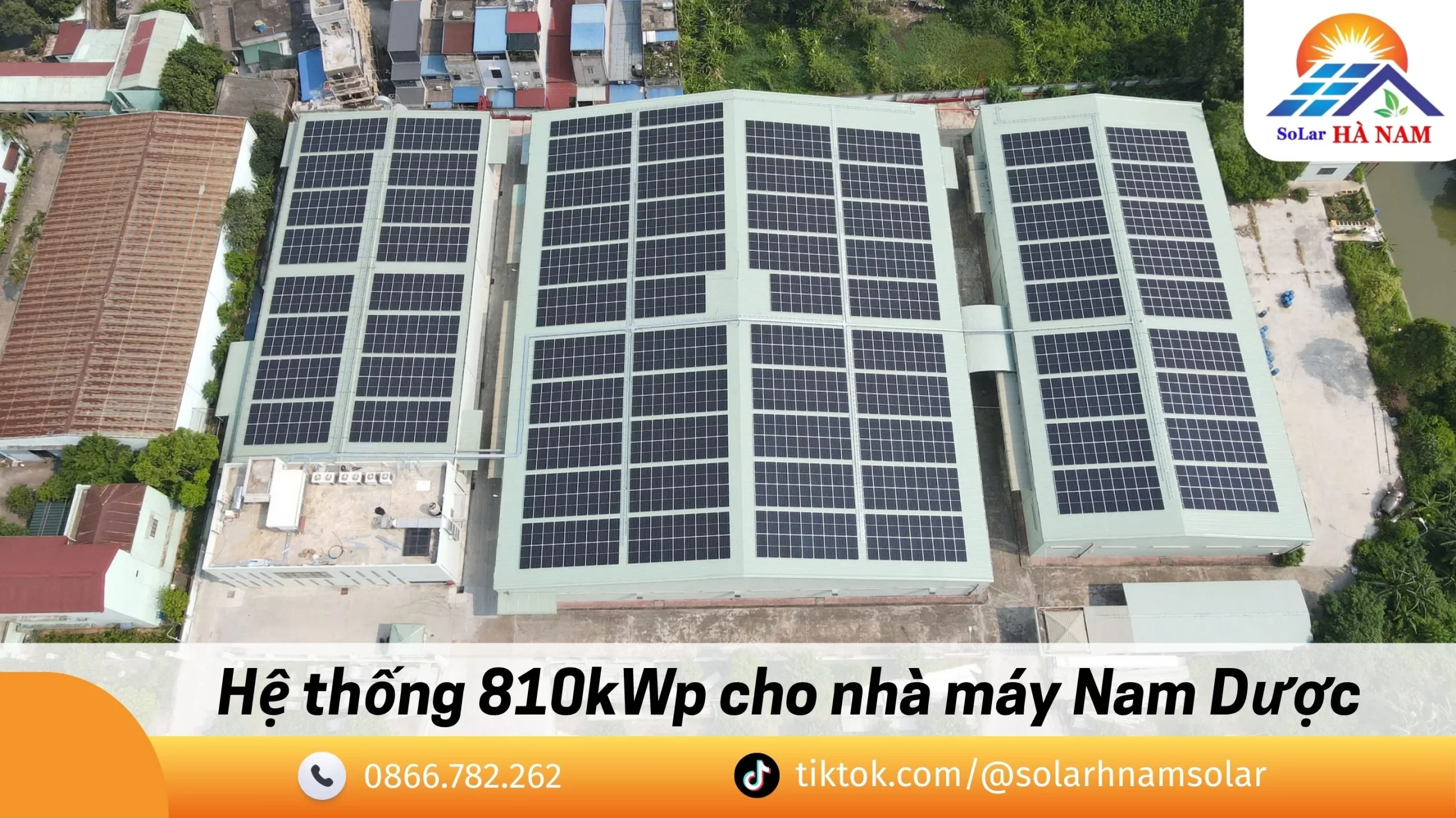 Dự án Điện mặt trời cho nhà máy Nam Dược tại Nam Định