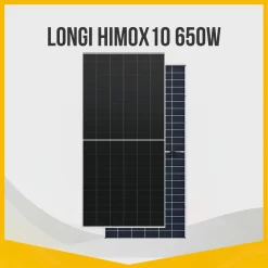 Tấm pin Longi 650W 2 mặt kính chính hãng - Giá tốt