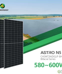 Tấm Pin  Astronergy 595W 2 Mặt Kính